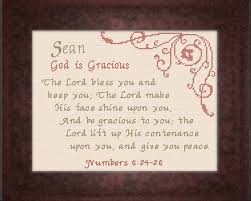 Nature blessed me with strong teeth. Sean Name Blessings Personalized Cross Stitch Design From Joyful Expressions Personalized Cross Cross Stitch Cross Stitch Designs