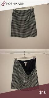 Dress Barn Black And White Pencil Skirt Houndstooth Print Black And White Skirt Falls Mid Thigh A Pencil Skirt White Black And White Skirt Dress Barn Dresses
