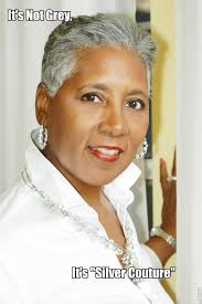 Finish with a hair spray that holds while adding shine. The Grey Hair Society Short Hair Styles Short Natural Hair Styles Short Grey Hair