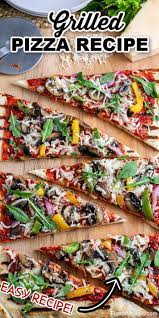 Grilled Pizza Recipe How To Grill Pizza Flavor Mosaic In 2020 Grilled Pizza Recipes Pizza Recipes Pizza Recipes Easy
