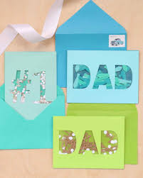 Here's how to make a personalized poster of all the things your dad likes. Father S Day Card Ideas Homemade Confetti Cards Martha Stewart