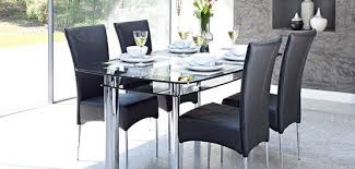 Glass Table And Black Chairs Harveys Furniture Blog Glass Dining Table Dining Table Table