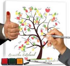 Hochzeitsspiele für brautpaare und hochzeitsgäste. Fingerabdruck Auf Leinwand 2019 Hochzeitsspiel Gastebuch Zur Hochzeit