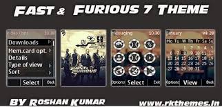 Fast Furious 7 Live Hd Theme For Nokia C1 01 C1 02 C2 00 107 108 109 110 111 112 113 114 2690 128 160 Devices Rkthemes Nokia C1 Nokia Live Hd
