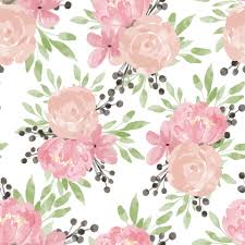 Peony flower seamless pattern drawing. Watercolor Rose Peony Floral Seamless Pattern 2201383 Vector Art At Vecteezy