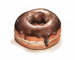 By Aliciaseverson Dessert Illustration Food Art Painting Chocolate Glazed Donuts