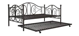 Made by sturdy metal, this daybed with trundle provides extra durability and safety. Metal Frame Daybed With Trundle Reveal Its Pros And Cons