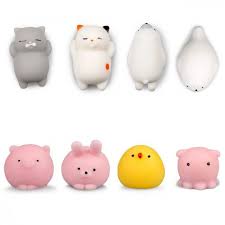 Anti Stress Lot De 8 Squishies A 12 50 Bebe Phoque Animaux Adorables Oursons Polaires