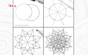 Whether your overall shape is square or circular, you can start around the centre point with a circle. How To Create Your Own Mandalas Mandala Art Therapy Healing Idea