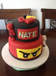 2 tier ninjago cake with fondant fondant cakes ninjago torte cake