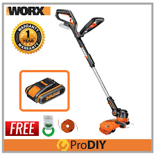 Mesin potong rumput gendong murah matrix mtx 431 4 tak 4 stroke. Worx Wg169e Wg163e Grass Trimmer Mesin Rumput 1 Battery Foc 1 Spool Line 1 Refill Shopee Malaysia