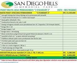 Check spelling or type a new query. 4 Tipe Harga San Diego Hills Terbaru 2021 Paket Pamakaman