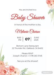 Baby shower invitations free downloadable templates. 81 Free Baby Shower Templates Edit Download Template Net