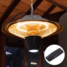 Hanging electric patio heaters uk. Outsunny 1500w Hanging Aluminium Patio Heater W Remote Control