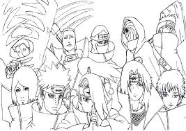 All akatsuki members coloring pages are a fun way for kids of all ages to develop creativity, focus, motor skills and color recognition. Akatsuki Members By Ziga1221 On Deviantart