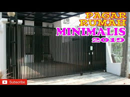 Foto pagar rumah minimalis type 36. 99 Foto Desain Pagar Rumah Type 30 60 Terbaik