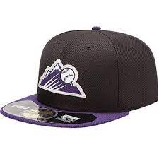 Colorado Rockies New Era Youth Diamond Era Bp 59fifty Performance Fitted Hat Fitted Hats Cap Mens Hats