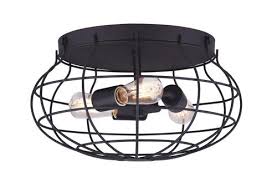 Patriot Lighting Clairine Bronze 3 Light Flush Mount Ceiling Light At Menards