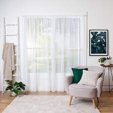 Sheer curtains can have grommets or rings, be gathered, tabbed or pleated, and they can be attached to a traversing rod as well. Caprice Regal Continuous Sheer