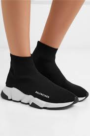 Balenciaga's style was very innovative in the fashion industry. Balenciaga Sock Shoes Womens Grey Cheap Online