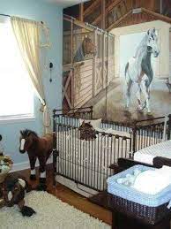 Pin By Mina Hammonds On Things In Blue Country Baby Nurseries Baby Stuff Country Horse Room
