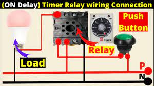 Single phase dol starter wiring diagram: On Delay Timer Wiring Diagram 8 Pin Timer Relay Wiring Diagram Mian Electric Youtube