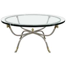 Only base is 41 wide, 15 deep and 16.5 high. Italian Maison Jansen Style Brass And Steel Rams Head Hoof Foot Coffee Table Coffee Table Vintage Table Circular Coffee Table