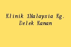 859 people checked in here. Klinik 1malaysia Kg Delek Kanan Klinik 1malaysia In Klang