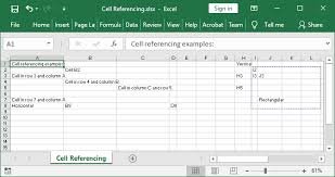 Reference Excel Cell And Range From C Vb Net Applications