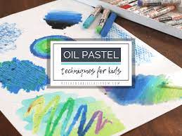 Use masking tape to post a border. 8 Unique Oil Pastel Techniques For Kids The Kitchen Table Classroom