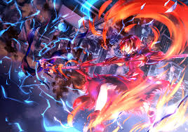 Anime Fighting Scene Wallpapers - Wallpaper Cave