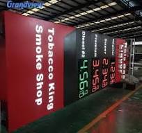 Outdoor Waterproof LED Gas Station Pylon Sign Filling ...