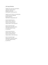 Lagu ini cocok memang didengarkan saat akan bertemu dengan kekasih terutama di malam minggu. Lirik Dimatamu