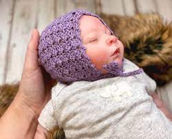 Simple Crochet Baby Bonnet Free Pattern Love Life Yarn