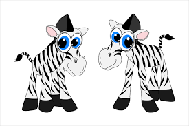 Decorate your laptops, water bottles, notebooks and windows. Cute Zebra Animal Cartoon Graphic By Curutdesign Creative Fabrica