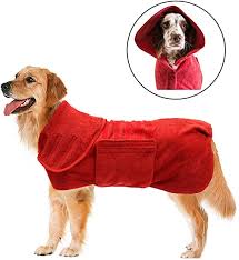 Amazon Com Geyecete Dog Drying Coat Dry Fast Dog Bag Dog Bathrobe Towel Microfibre Fast Drying Super Absorbent Pet Dog Cat Bath In 2020 Cat Bath Dog Bag Dog Cat
