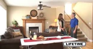 Lifetime 80204 Fold In Half 6 Plastic Table Plastic Tables Lifetime Fold In Half Table