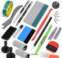 FOSHIO Auto Car Accessories Vinyl Wrapping Tools Set Magnet Squeegee Window  Tint Carbon Fiber Finger Gloves Protector Mark Aid Tool(UK,US,DE))