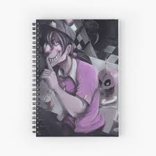 Weitere ideen zu skizzen, fnaf, fnaf bilder. Fnaf Lila Shush Notizbuch Von Paintingpixel Redbubble
