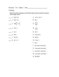 Precalculus homeschool assignments answer key instructor: Pre Calculus Lesson Plans Worksheets Lesson Planet