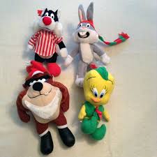 Baby looney tunes coloring page 09. Mcdonald S Happy Meal Toys 1992 Looney Tunes Christmas Plush Kids Time