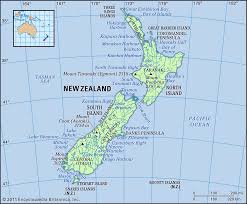 It consists of two main landmasses—the north island and the south island. New Zealand History Map Flag Capital Population Facts Britannica