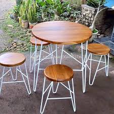 Meja Makan Minimalis 4 Kursi Dan Harganya Toko Furniture Jepara Meja Makan Bulat Meja Makan Meja