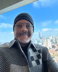 In Chicago to deliver a speech at...