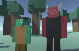 Blocky Custom Characters Minecraft Style Character Low Poly 3d Models Unity Asset Store