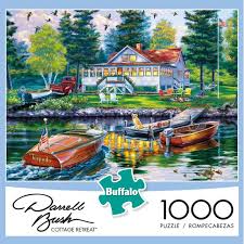Maybe you would like to learn more about one of these? Buffalo Games 1000 Pieces Darrell Bush Cottage Retreat Puzzle Walmart Com Walmart Com