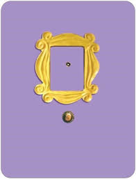 Large 8 85x11 6 Magnet Friends Tv Show Monica S Peephole Door Frame Friends Wallpaper Friends Picture Frame Friends Door Frame