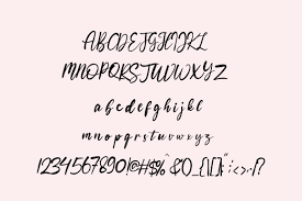 Calligraphy fonts that blend classic and contemporary strokes and embellishments.with styles ranging from soft, dreamy letterforms to the spiky handwriting of another era. Free Bohemian Modern Calligraphy Font Free Design Resources
