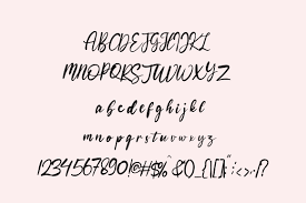 Choose from over 1,400 calligraphy fonts. Free Bohemian Modern Calligraphy Font Free Design Resources