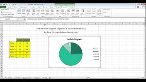 Cara merubah atau menghapus warna background lingkaran. Cara Membuat Diagram Lingkaran Di Microsoft Excel 2010 Youtube